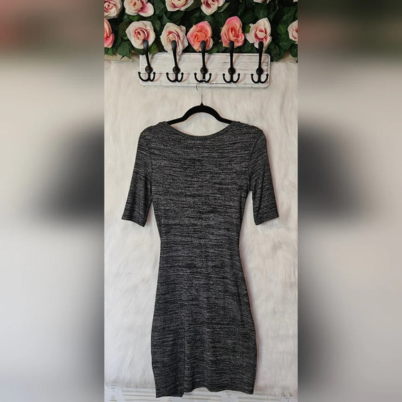 Real Appeal Ruched Front Knit Mini Dress - Picture 3 of 6